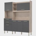 Armário de Cozinha 6 Portas 2 Gavetas Select