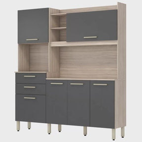 Armário de Cozinha 6 Portas 2 Gavetas Select