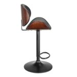 Banqueta Giratória Preta