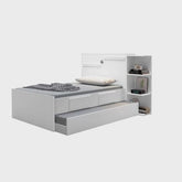 Bicama Baú Solteiro 2 Gavetas Iris