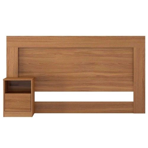 Cabeceira Box Casal London cMesa Branco