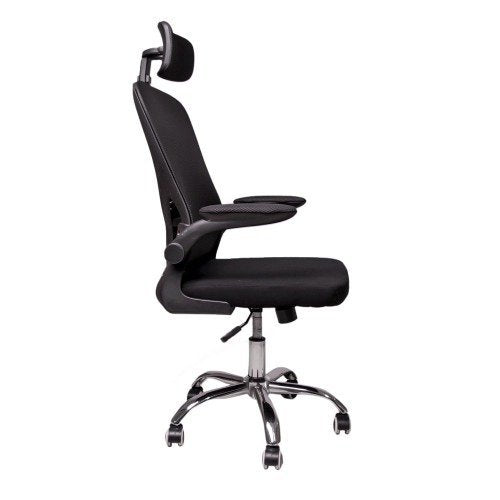 Cadeira De Escritório Efa Working Preta Cor Preto Material Do Estofamento