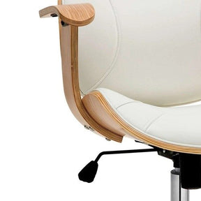 Cadeira de Escritório Diretor Giratória Antonela Branca