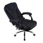 Cadeira de Escritório Presidente Base Cromada com Rodinha Preta – CPF04-P