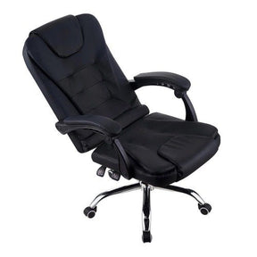Cadeira de Escritório Presidente Base Cromada com Rodinha Preta – CPF04-P