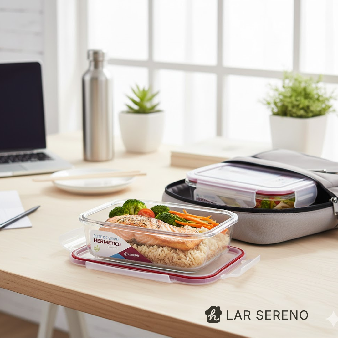 Kit 15 Potes de Vidro + 10 Copos Aruba de Brinde